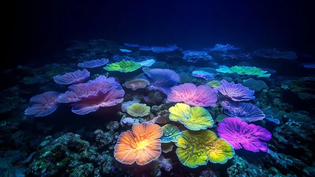 Fluorescent Corals