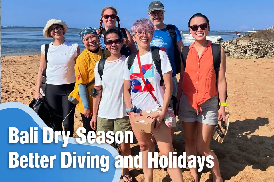 Bali Dry Season Means Better Diving and Holidays